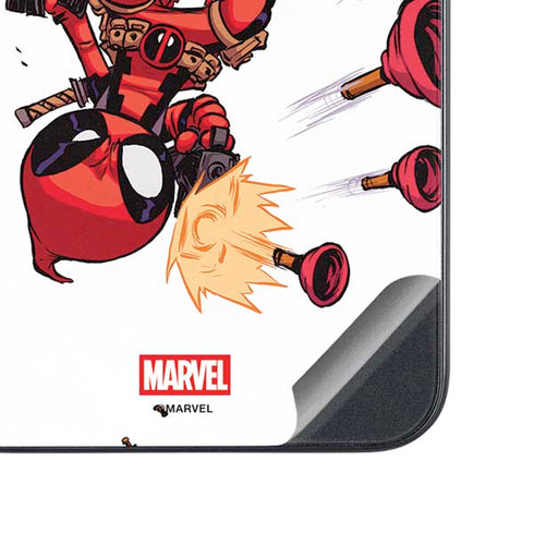 Marvel Deadpool Babypool Shooting Galaxy A54 5G Skin